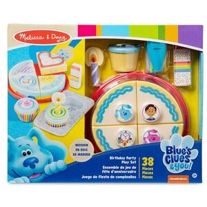 Melissa & Doug Blue's Clues & You! Wooden Birthday Party Play Set (38 Pieces)